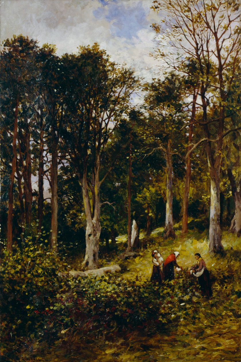 Manzara (Bir Ahşapta Dört Figür) by Kate S. Brodie