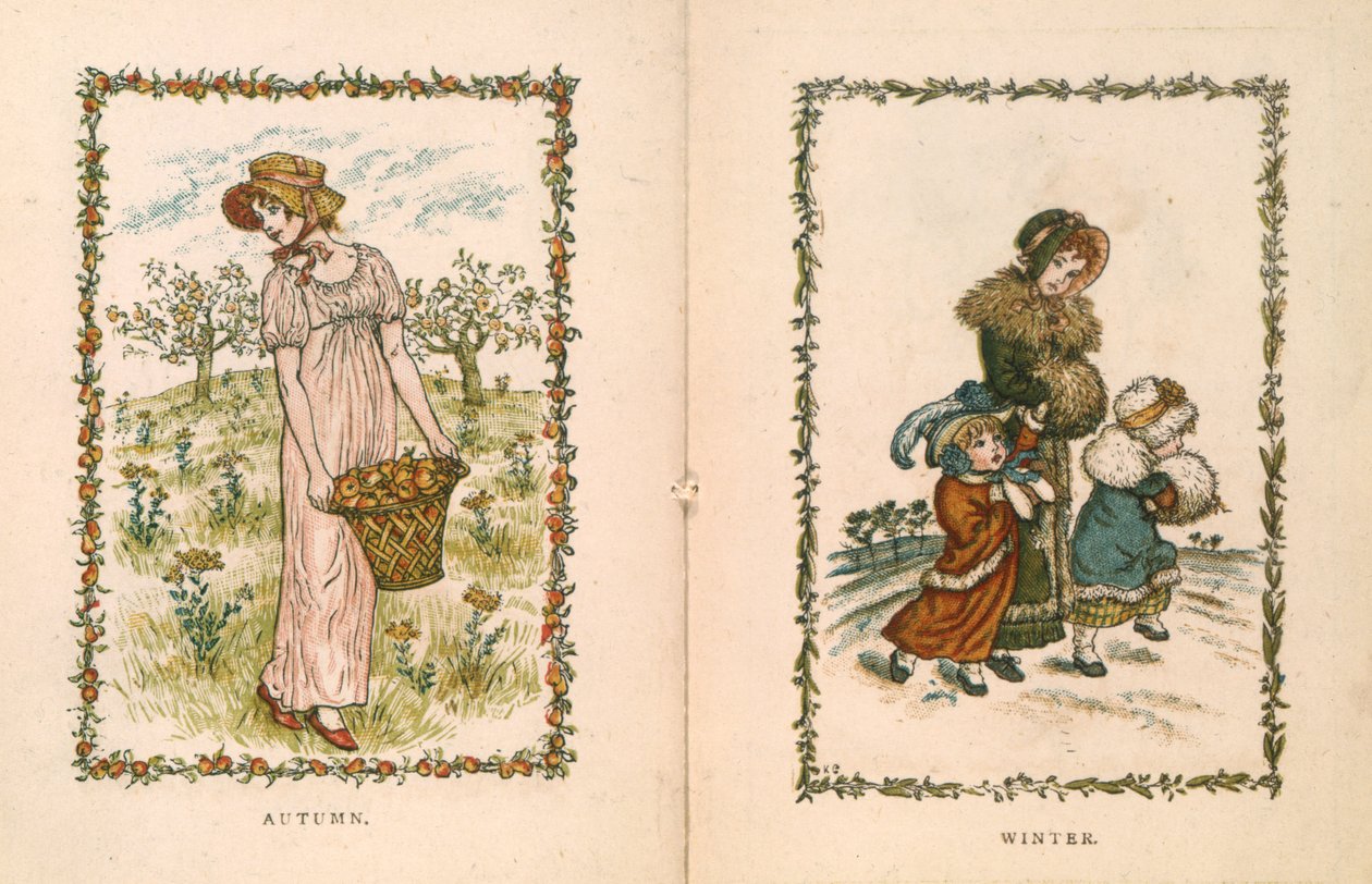 Son Bahar ve kış by Kate Greenaway