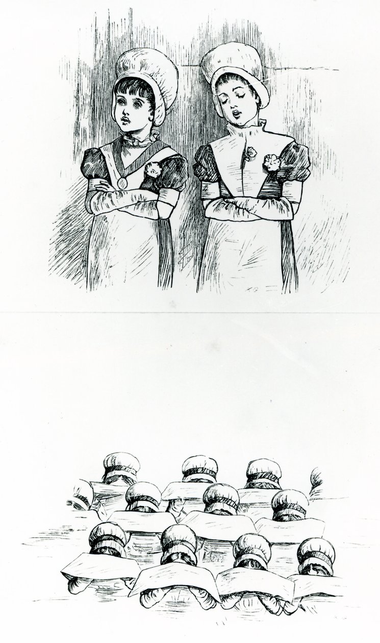 Hayırsever çocuklar, c.1880 (gravür) by Kate Greenaway
