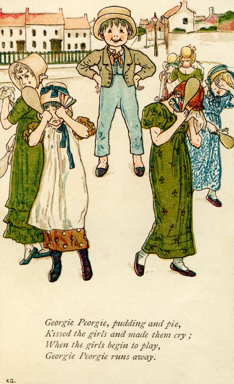 Georgie Peorgie pudingi ve by Kate Greenaway