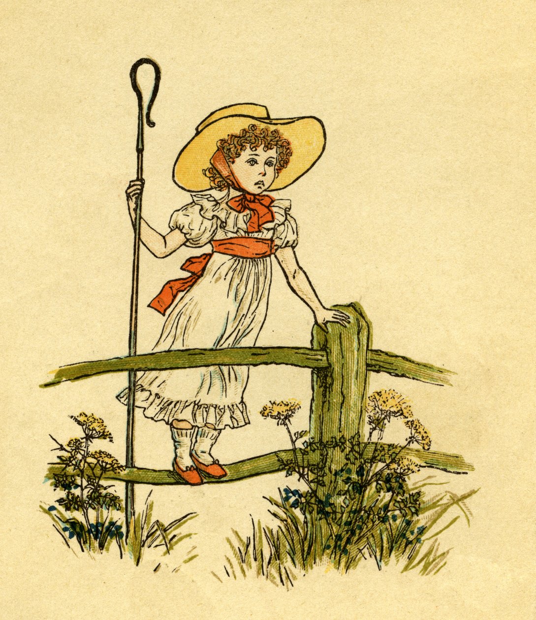 Küçük Bo-peep kaybetti by Kate Greenaway