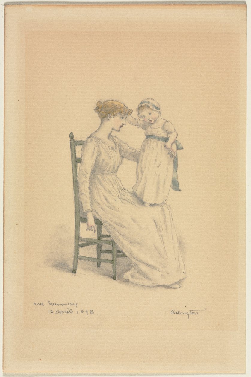 Anne ve Çocuk by Kate Greenaway
