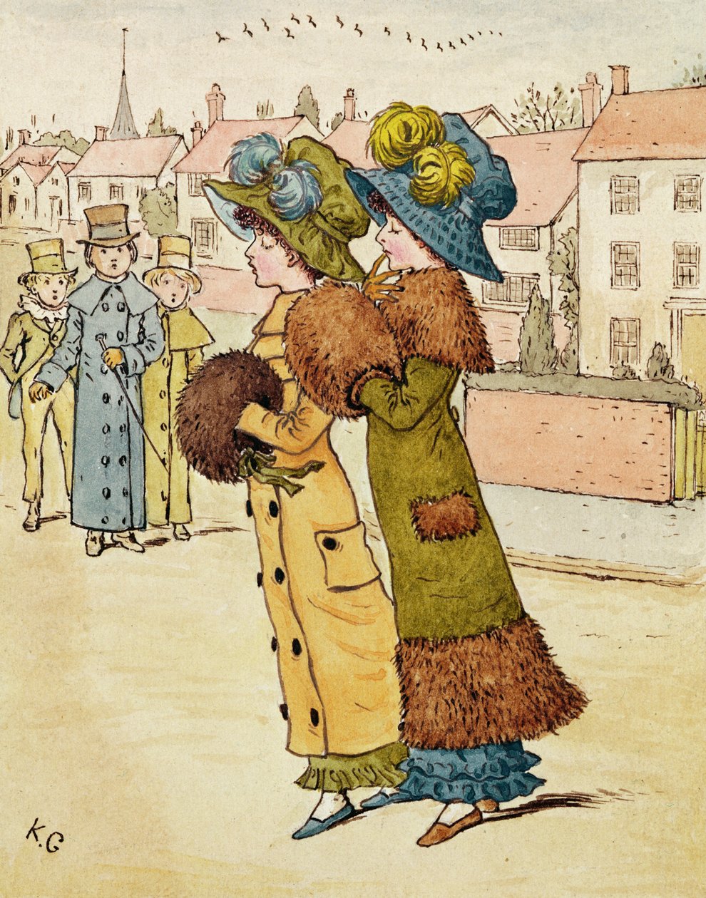 Yürüyüşe Çıkmak, 19. yüzyıl by Kate Greenaway