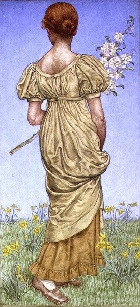 Bahar, Çiçek (suluboya) by Kate Greenaway