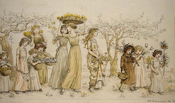 ilkbahar by Kate Greenaway