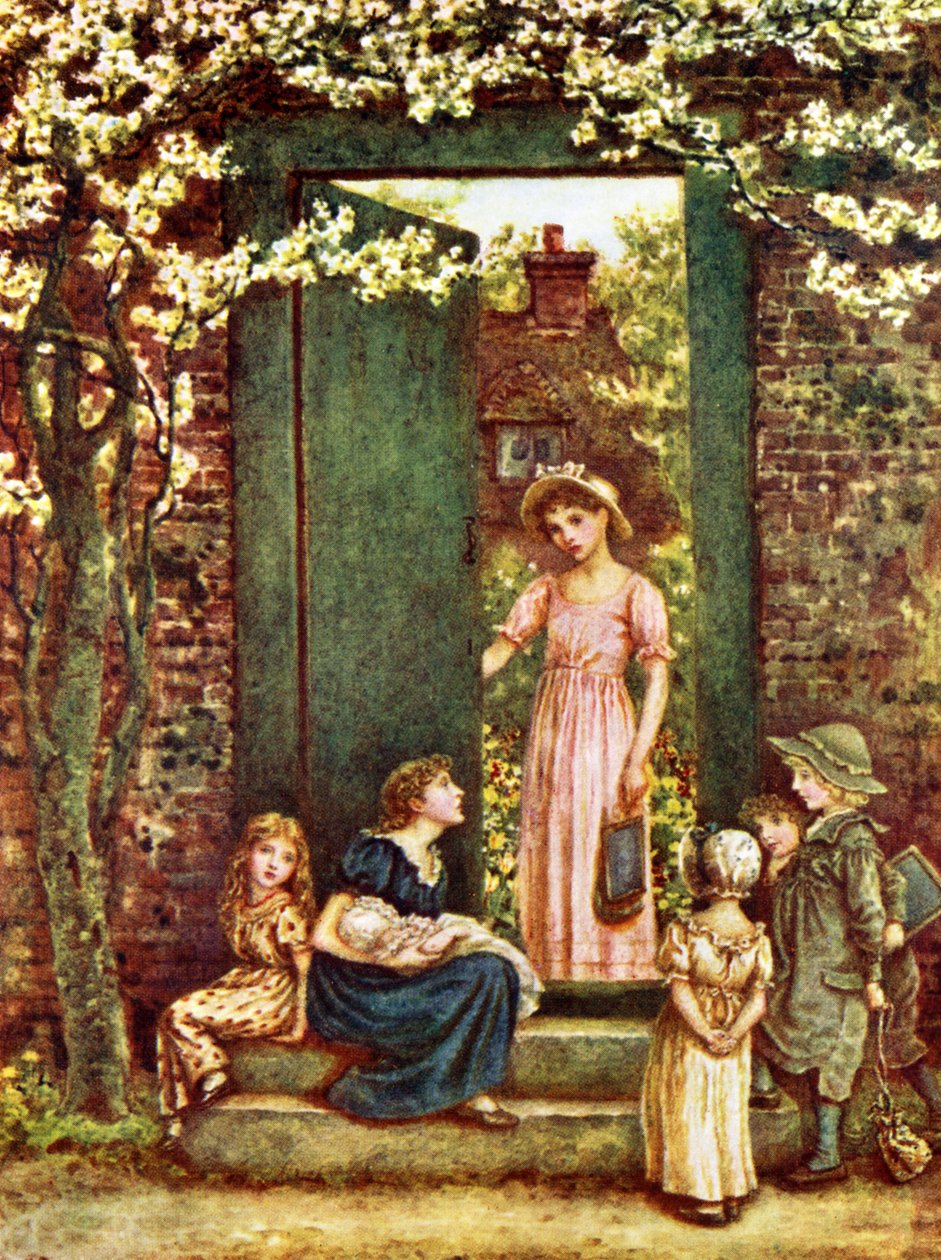 Açık kapı, Kate Greenaway by Kate Greenaway