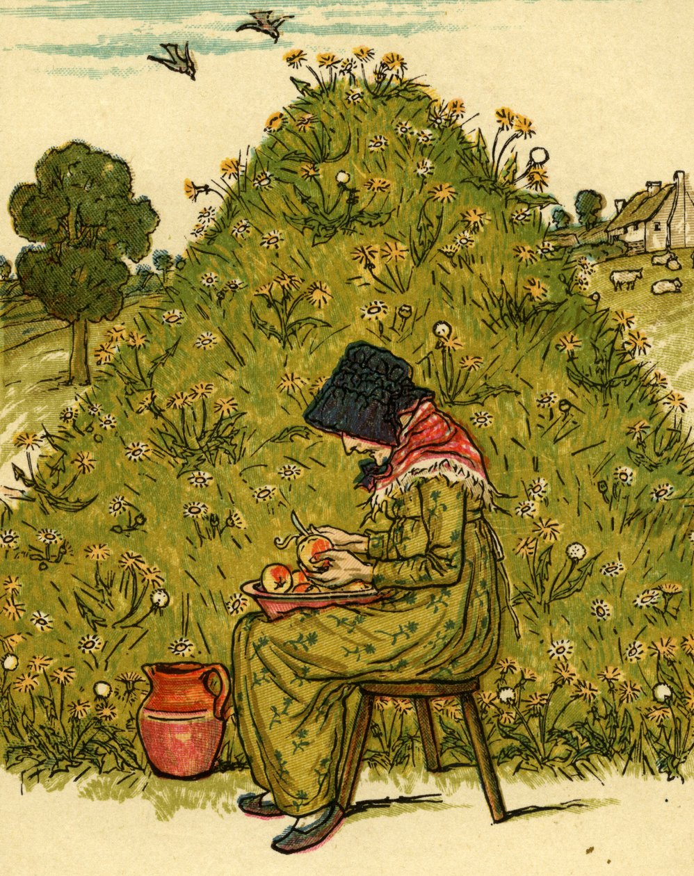 eski biri vardı by Kate Greenaway
