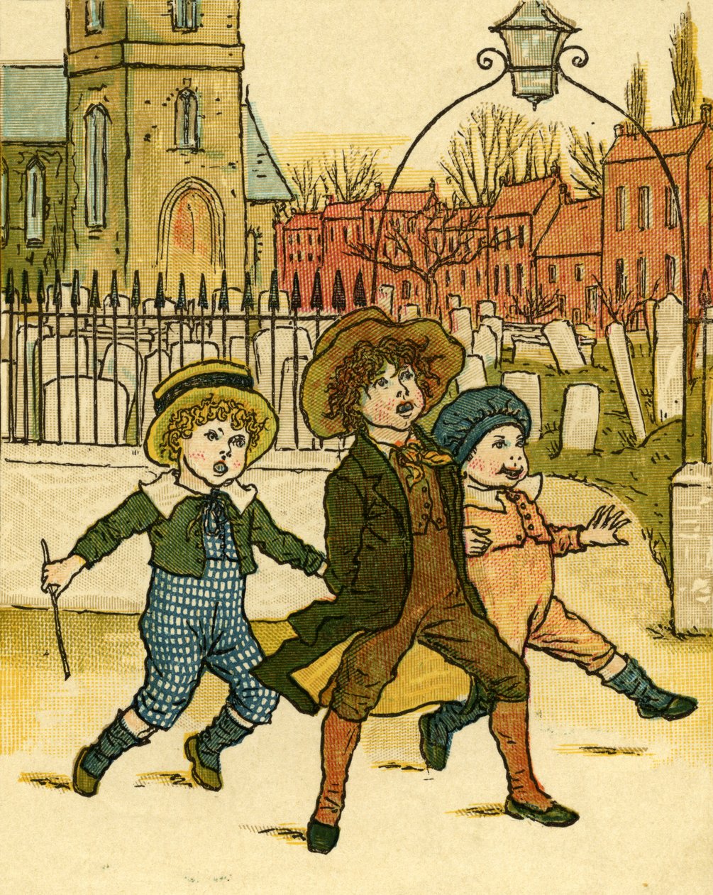 Hepimiz neşeli çocuklarız by Kate Greenaway