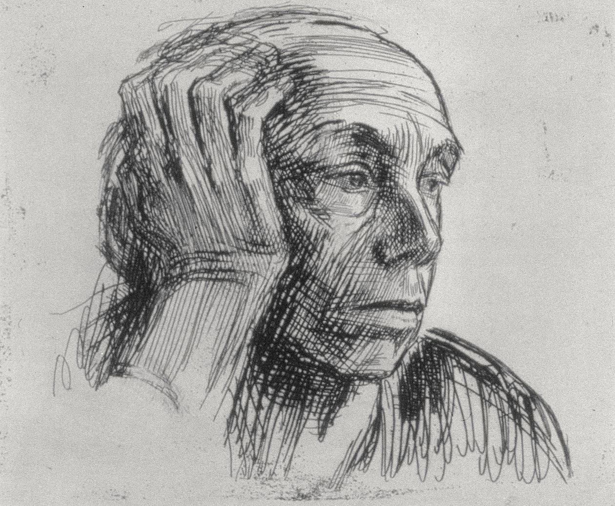 Kendi portresi, 20. yüzyıl by Käthe Kollwitz