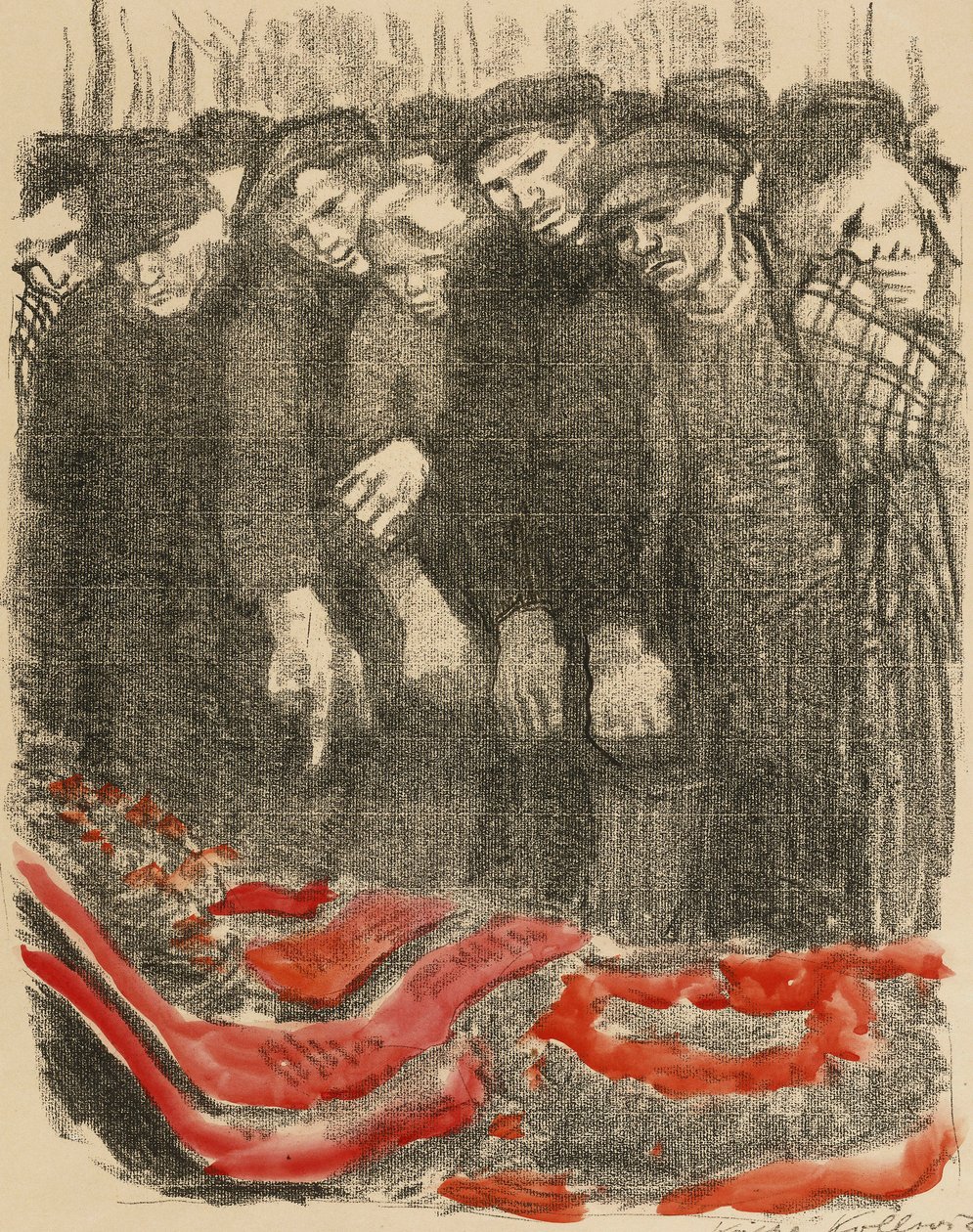 Marzfriedhof, 1913 by Käthe Kollwitz