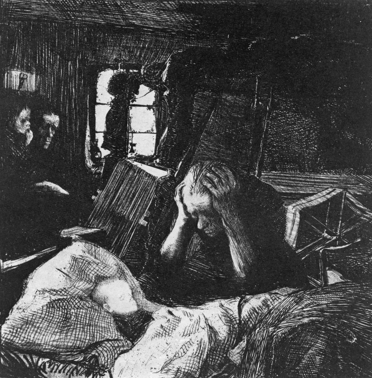 İhtiyaç, 1897 by Käthe Kollwitz