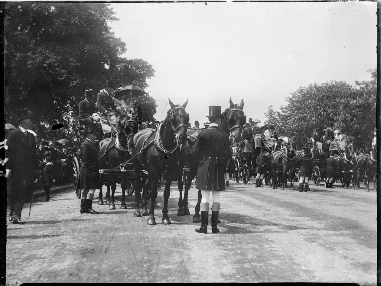 Hyde Park, Westminster Şehri, Londra, 27/04/1905 (s/b fotoğraf) by Katherine Jean Macfee