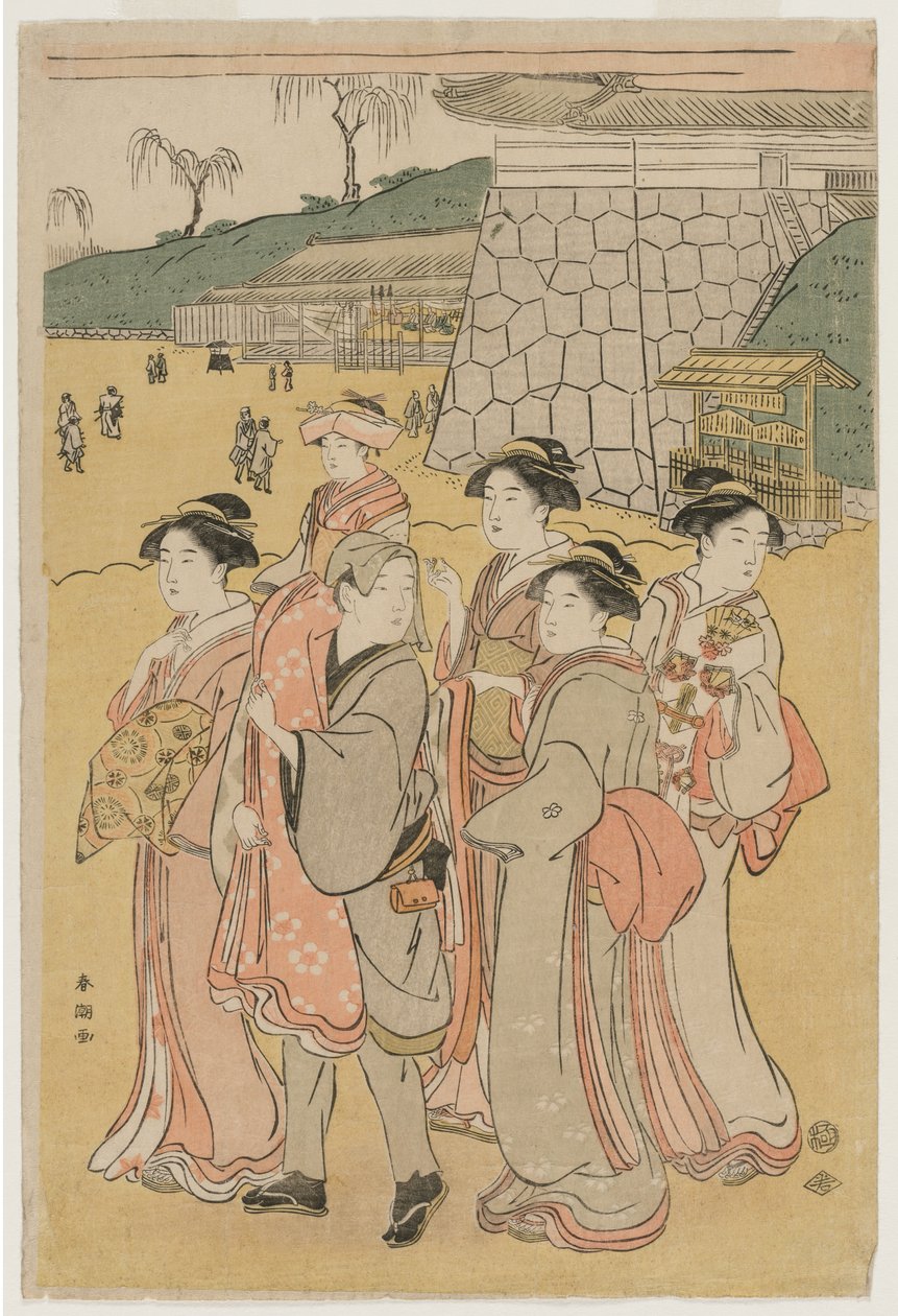 Bir Kıza Tapınağa Refakat Eden Kadınlar, 1790