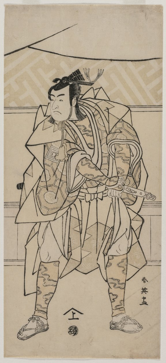 Ichikawa Monnosuke İyi Samuray by Katsukawa Shunei