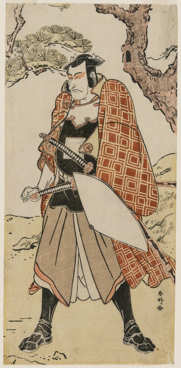 Ichikawa Dan Juro V As AT Loveding g Warrio r, A 1780