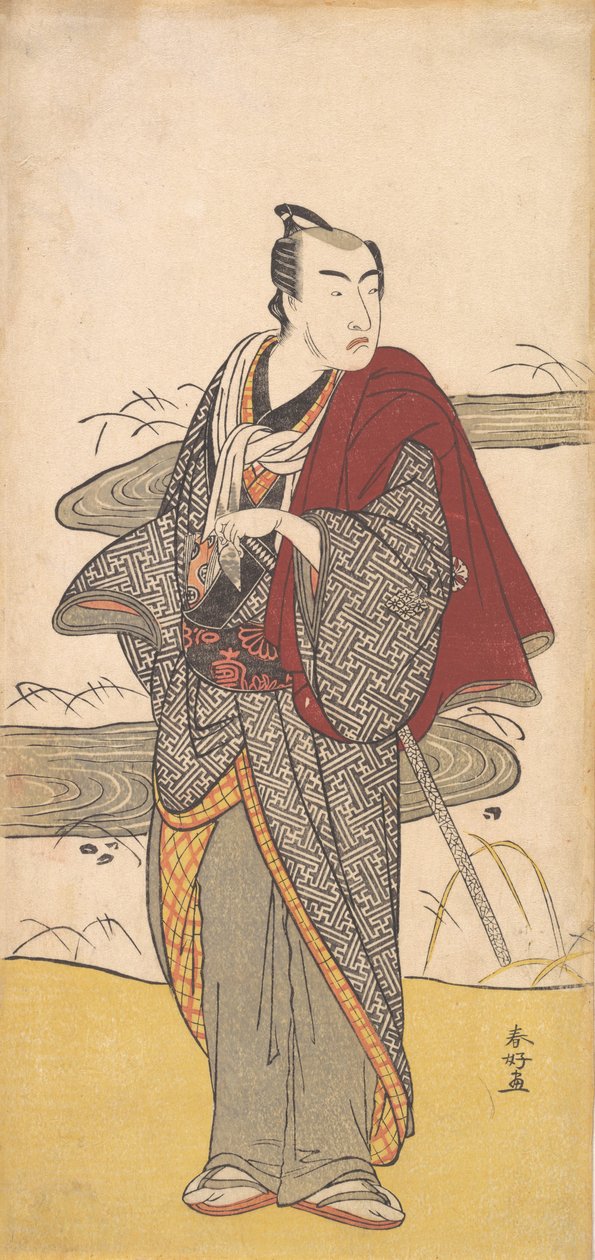 Tee c ve r Matsumoto tozu beyaz 4. bir erkek olarak, değil mi? 1780. by Katsukawa Shunko