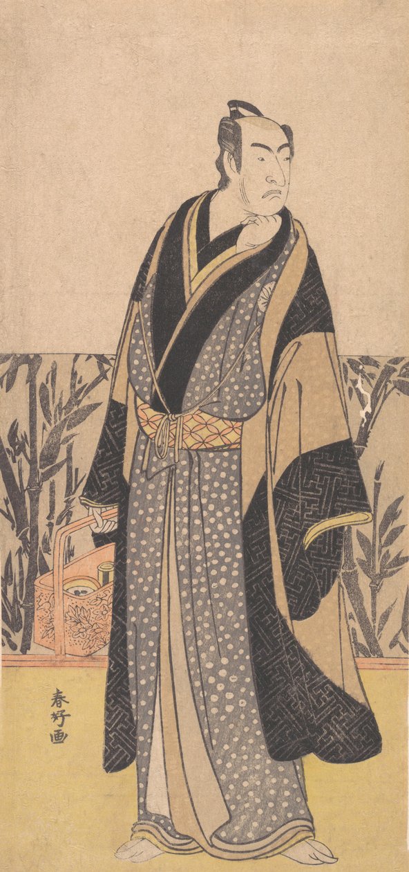 Aktör, Matsumoto Koshiro I 1674-1730, Tanımlanamayan Bir Rolde, 18. yüzyılın sonlarında. by Katsukawa Shunko