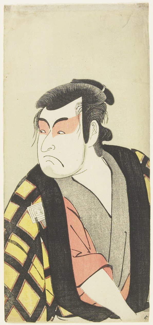 ("Beni guma" Makyajında Bir Aktör) by Katsukawa Shunsho