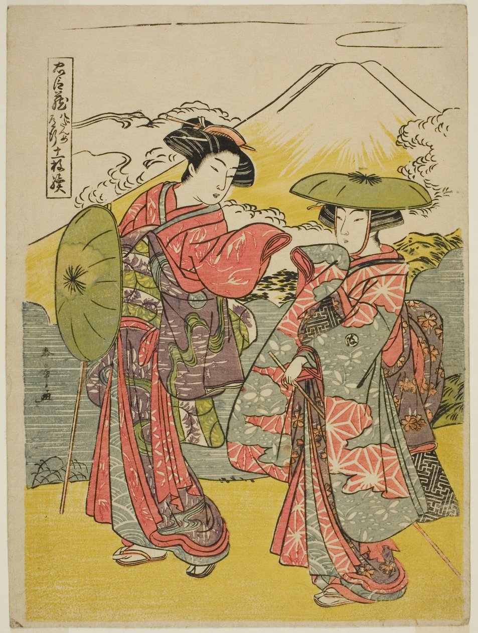 Sekizinci Perde: Chushingura (Sadık Hizmetlilerin Hazinesi) oyunundan Gelin Yolculuğu by Katsukawa Shunsho