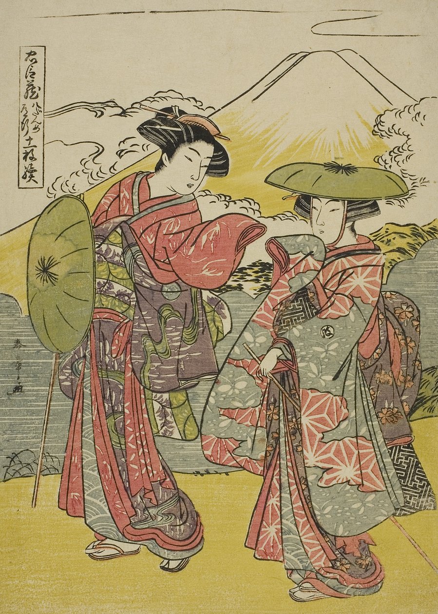 Sekizinci Perde: Chushingura (Sadık Hizmetlilerin Hazinesi) oyunundan Gelin Yolculuğu, c.1779-80 (renkli tahta baskı; chuban) by Katsukawa Shunsho