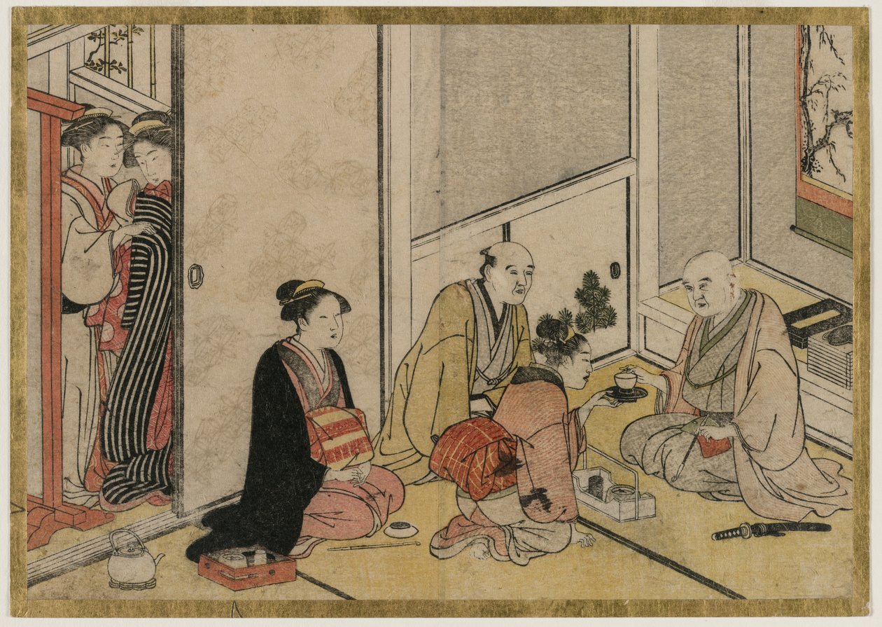 İç Sahne. by Katsukawa Shunsho