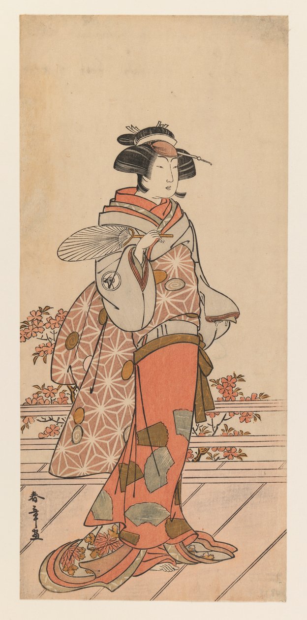 Iwai Hanshiro IV, c.1785 (renkli tahta baskı) by Katsukawa Shunsho