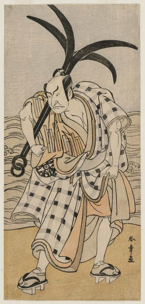 Bir Çapa Tutan Bir Kasabalı Olarak Nakamura Nakazo I by Katsukawa Shunsho