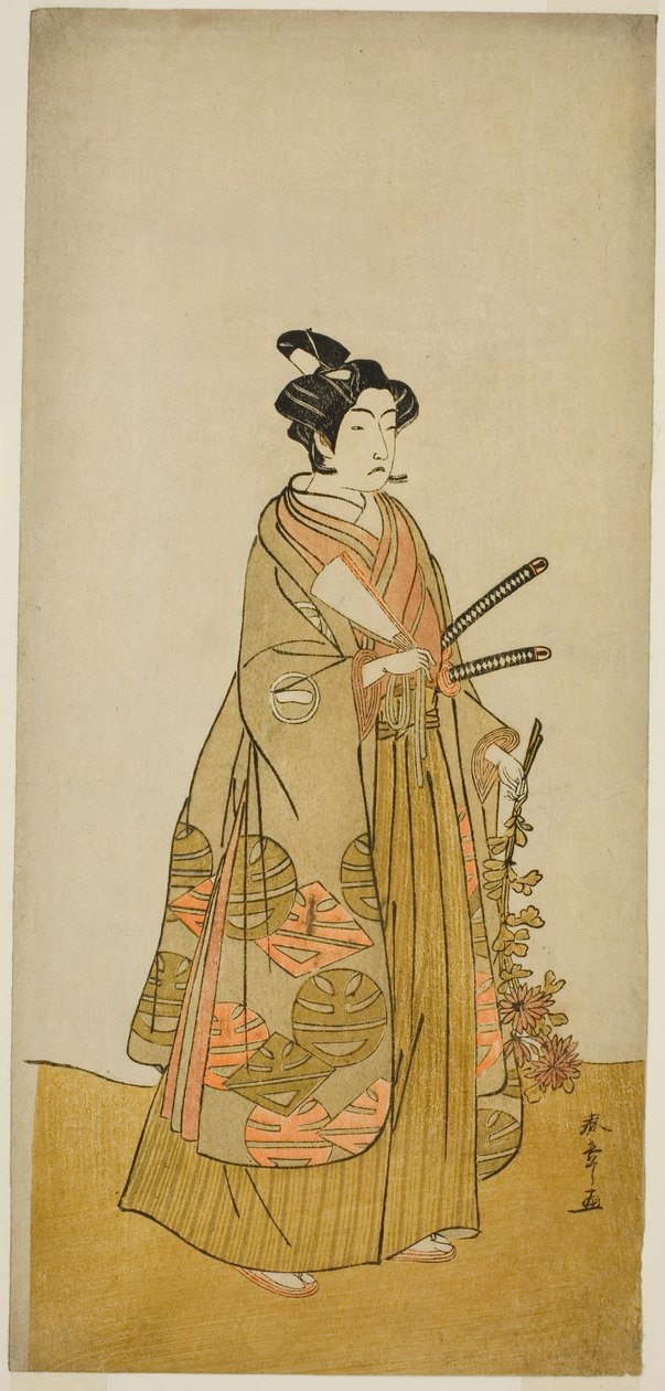 Aktör Ichikawa Monnosuke II Kichisaburo olarak, Oyun Sono Kyodai Fuji no Sugatami