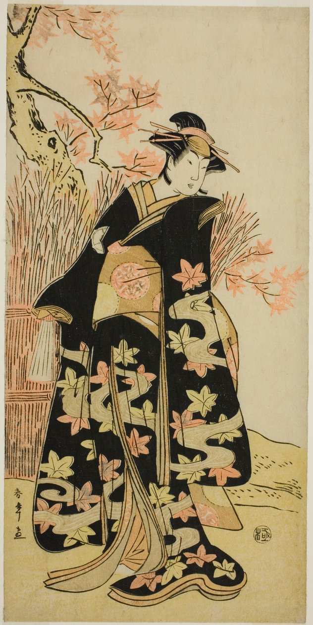 Tanımlanamayan Bir Rolde Aktör Iwai Hanshiro IV by Katsukawa Shunsho