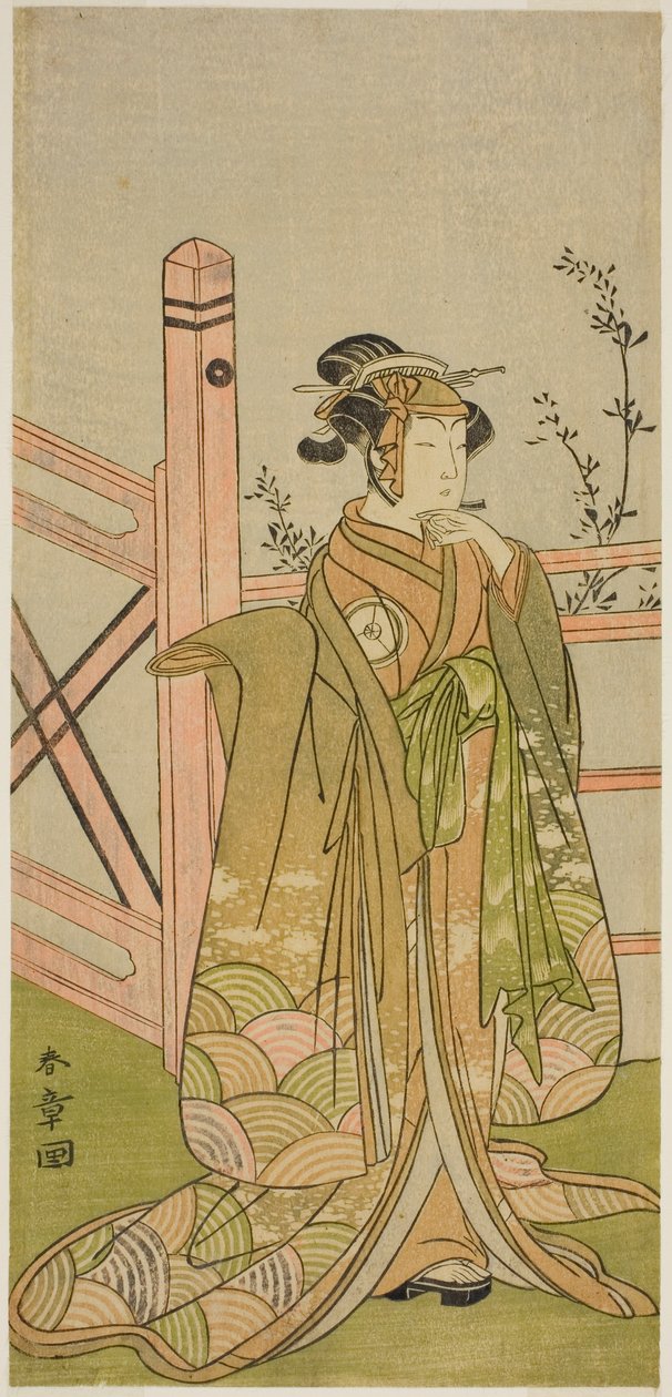 Tanımlanamayan Bir Rolde Aktör Iwai Hanshiro IV by Katsukawa Shunsho