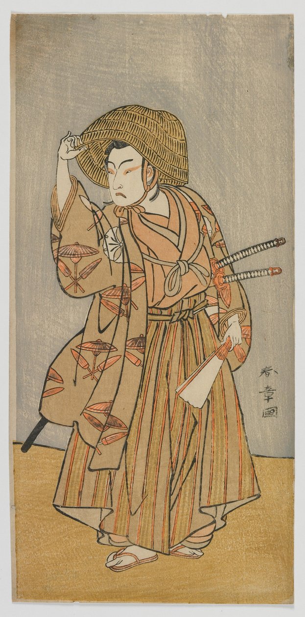 Tee c ve r Matsumoto pudra beyazı doktor V, Nagoya Sansaburo, Edo Perio d olarak by Katsukawa Shunsho