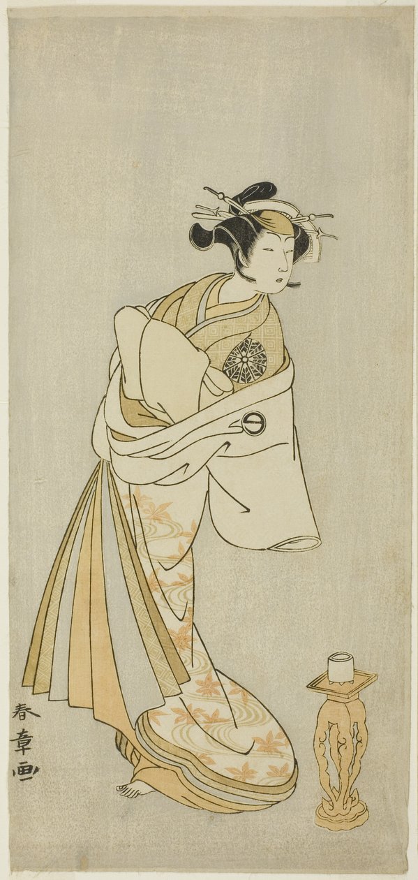 Aktör Nakamura Noshio I, Shosagoto Dans Dizisi "Sono Utsushi-e Matsu ni Kaede"de (Çam ve Akçaağaç Gölge Resmi), Fahişe Takao