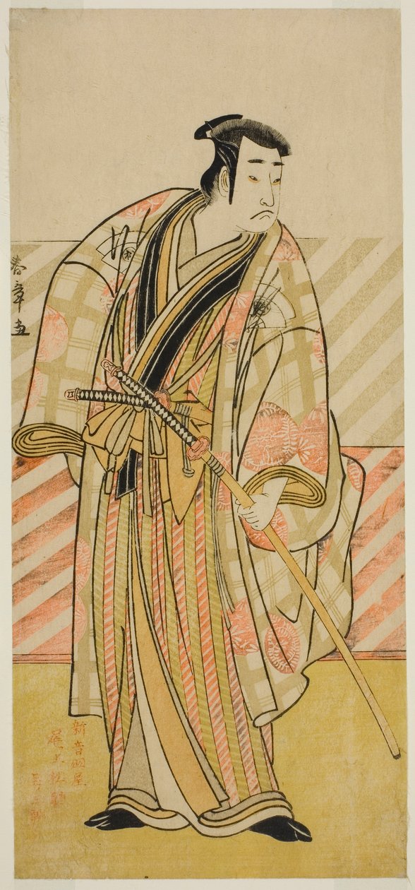 Tanımlanamayan Bir Rolde Aktör Onoe Matsusuke I by Katsukawa Shunsho