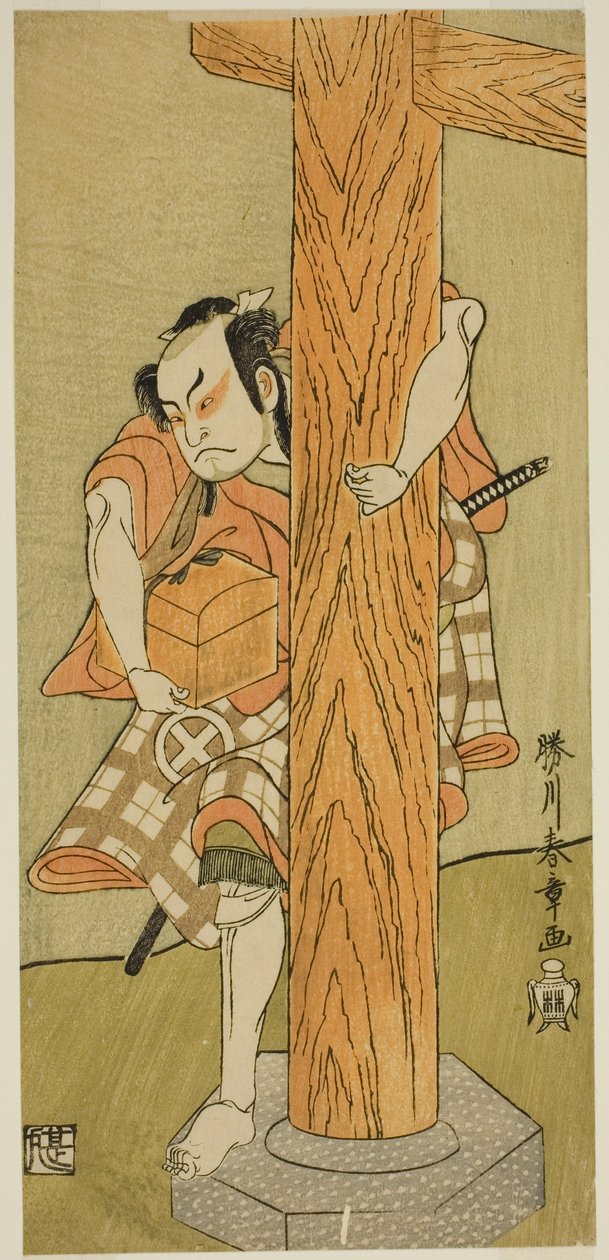 Tanımlanamayan Bir Roldeki Aktör Otani Hiroji III by Katsukawa Shunsho