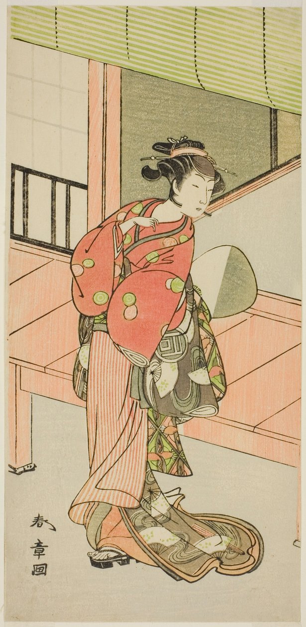 Tanımlanamayan Bir Rolde Aktör Sanogawa Ichimatsu II by Katsukawa Shunsho