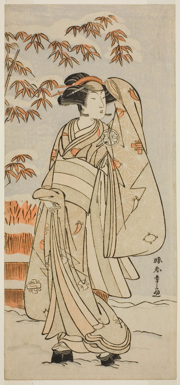 Tanımlanamayan Bir Rolde Aktör Segawa Kikunojo III by Katsukawa Shunsho