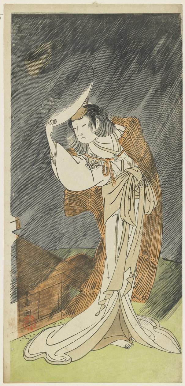 Yamashita Kinsaku ben iyiyim sabah sisi by Katsukawa Shunsho