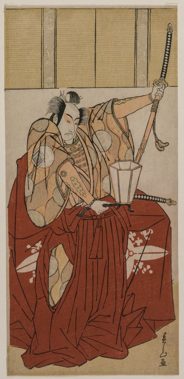 Ichikawa Monnosuke Ichikawa Monnosuke Suetake, 1781. by Katsukawa Shunzan