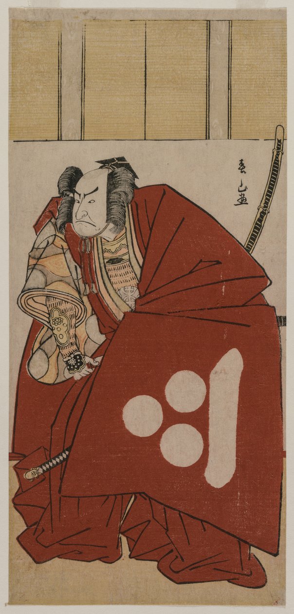 Nakamura Nakamura Doktor Watanabe no Tsuna olarak, 1781. by Katsukawa Shunzan