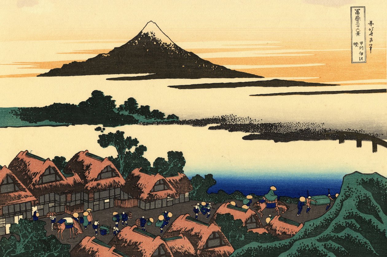 36 Fuji Dağı Manzarası, Japonya: Kai Eyaleti, Japonya