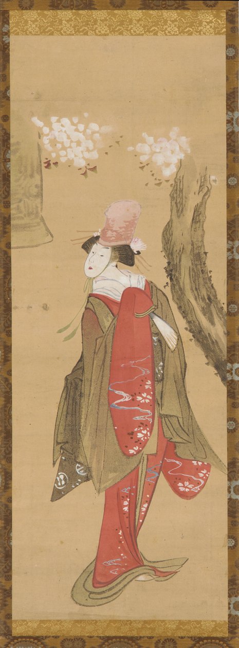 Bir dansçı, Kiyohime, bir kiraz ağacı ve Dojo-ji