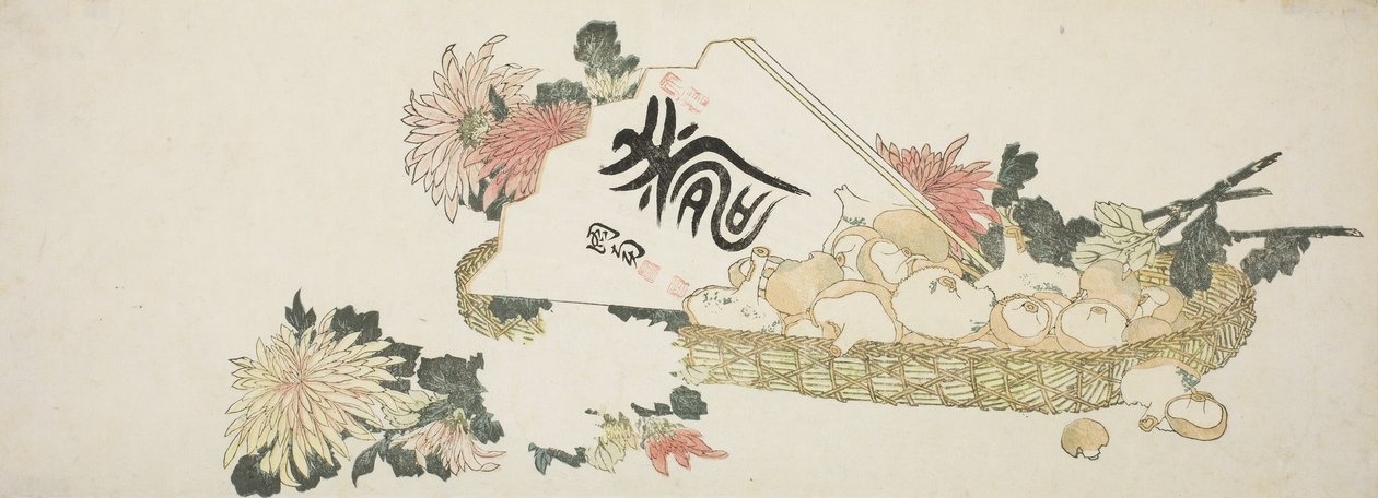 Bir Sonbahar Hediyesi by Katsushika Hokusai