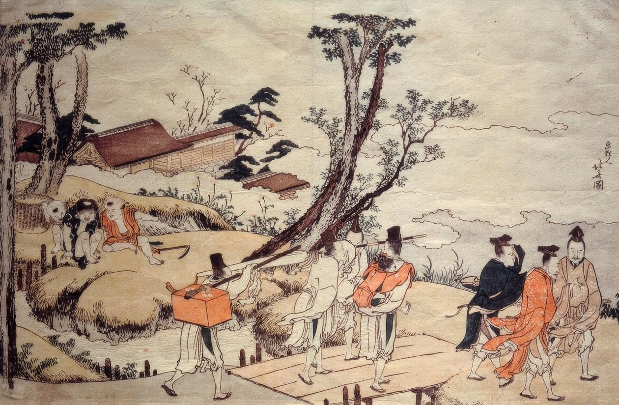 36 şair by Katsushika Hokusai