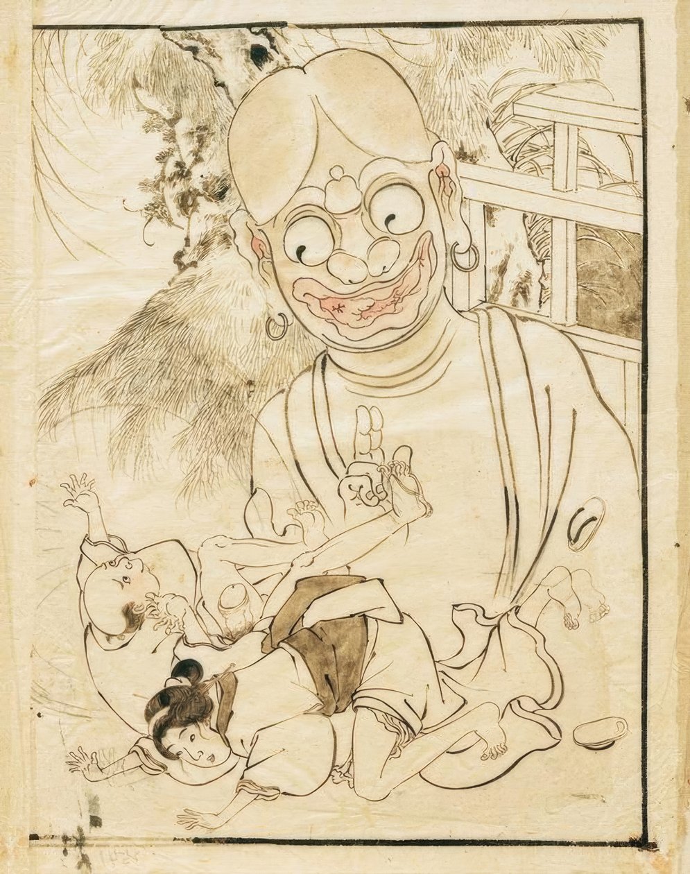 erotik sahne by Katsushika Hokusai