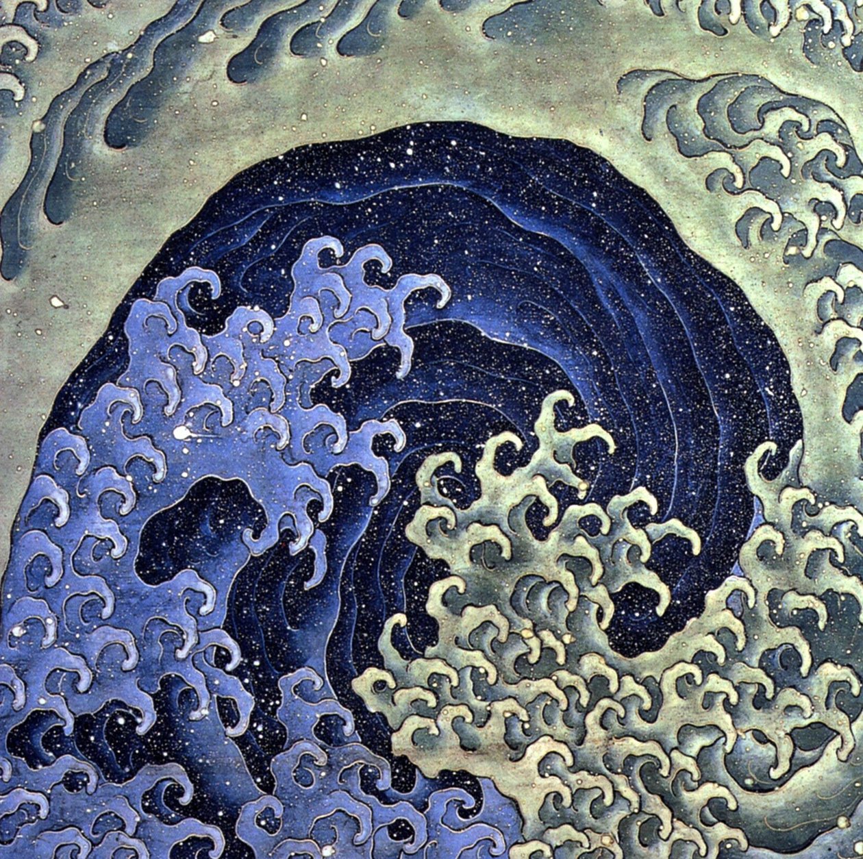 kadınsı dalga by Katsushika Hokusai