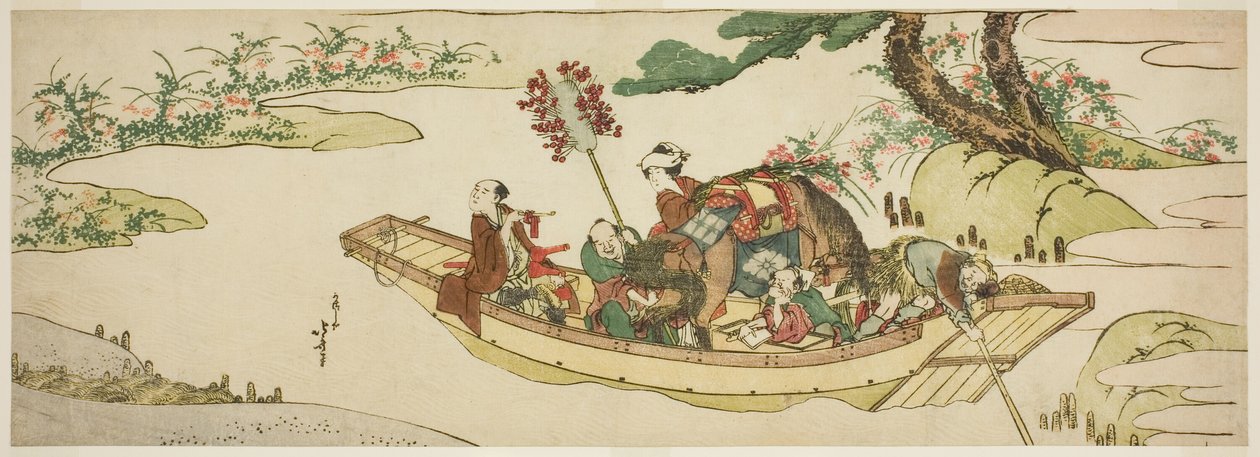 feribot by Katsushika Hokusai