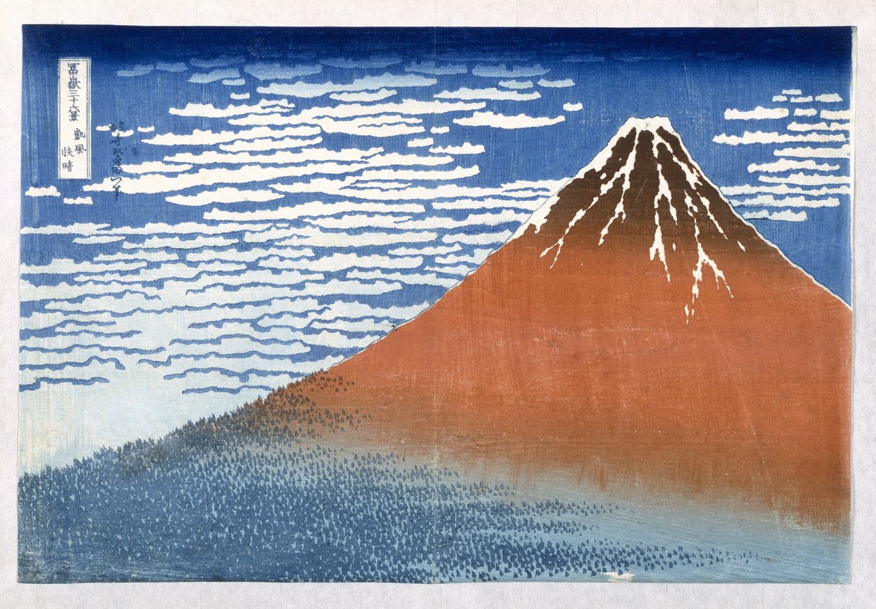 Fuji, Açık Havada Dağlar, 1831, 