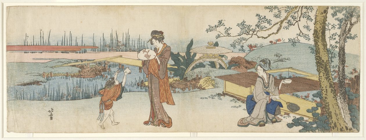 Japon Balığı Satıcısı, 1801-1805 by Katsushika Hokusai
