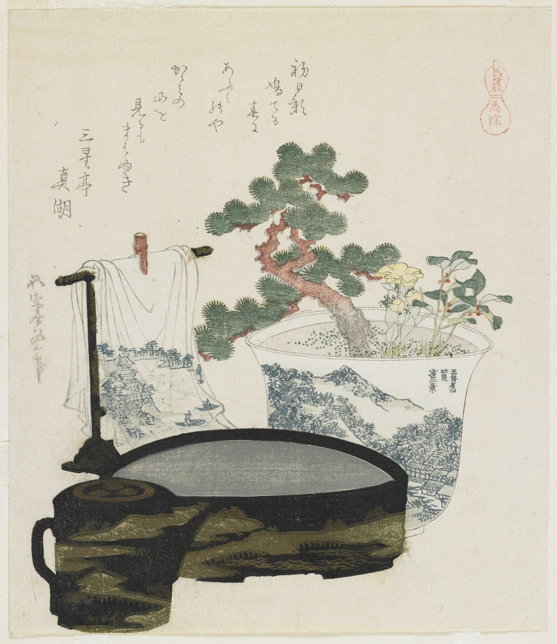 At Tılsımı, 1822 by Katsushika Hokusai
