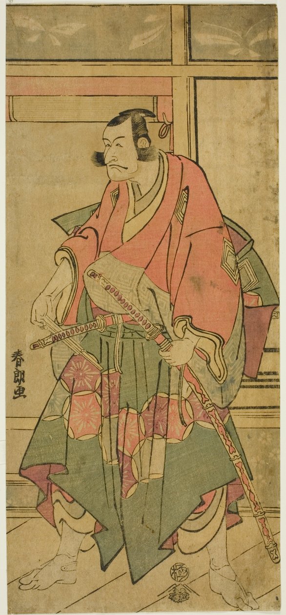 Ichikawa Dan Jurovi by Katsushika Hokusai